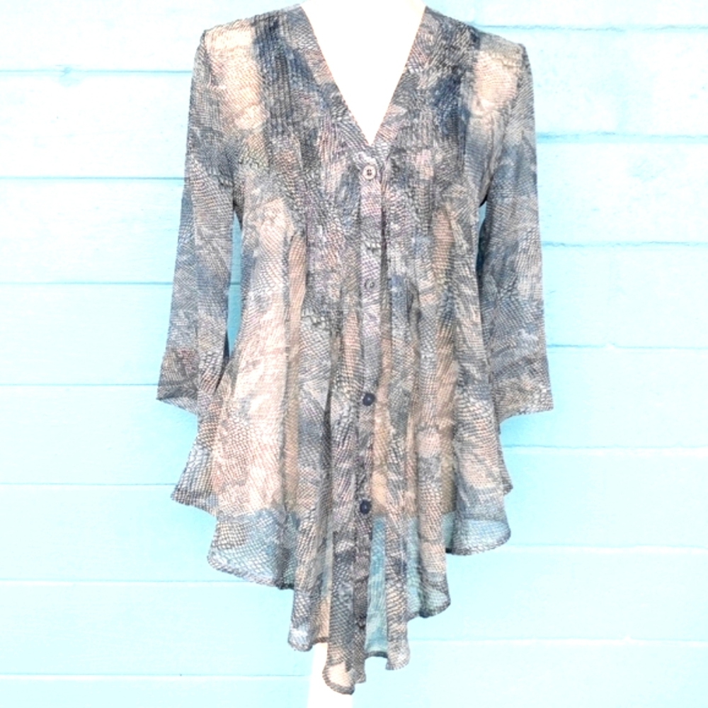 RVCA Sheer Kimono Top